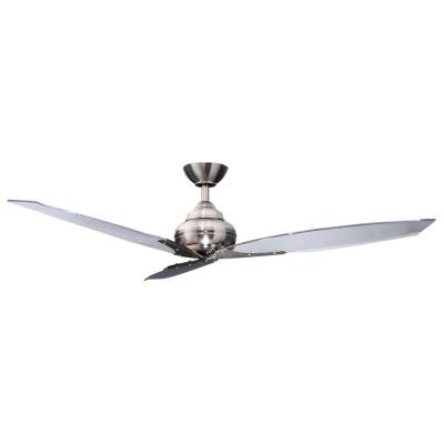 Florentine IV 56 in. Brushed Nickel Ceiling Fan with Wall Control